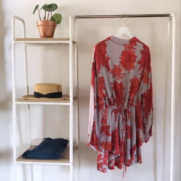 Free People Floral Tunic Dress - Picture 7 of 9